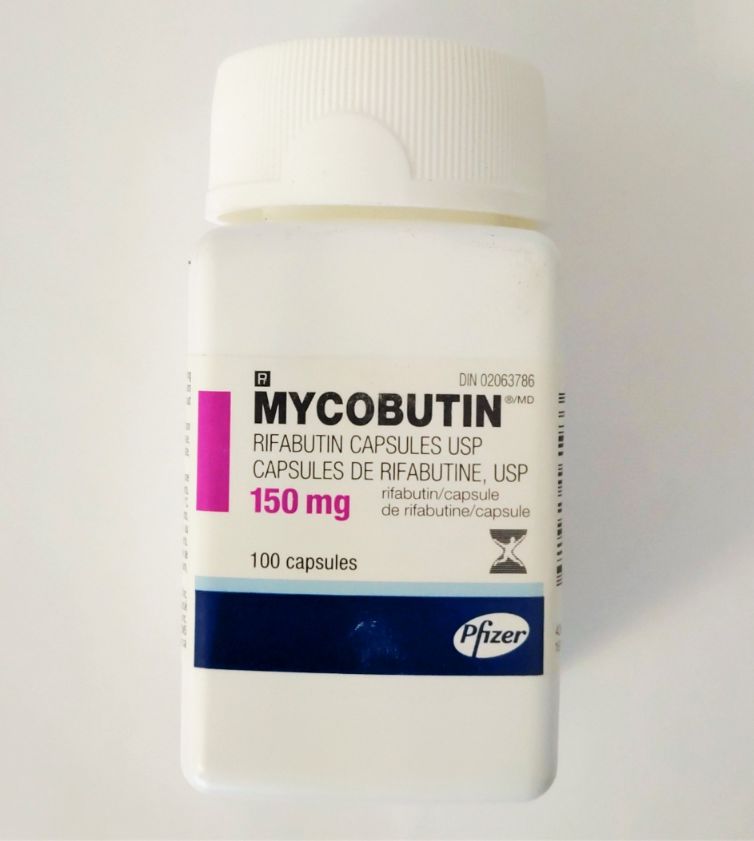 MYCOBUTIN 150 MG CAPSULE - DIN 02063786