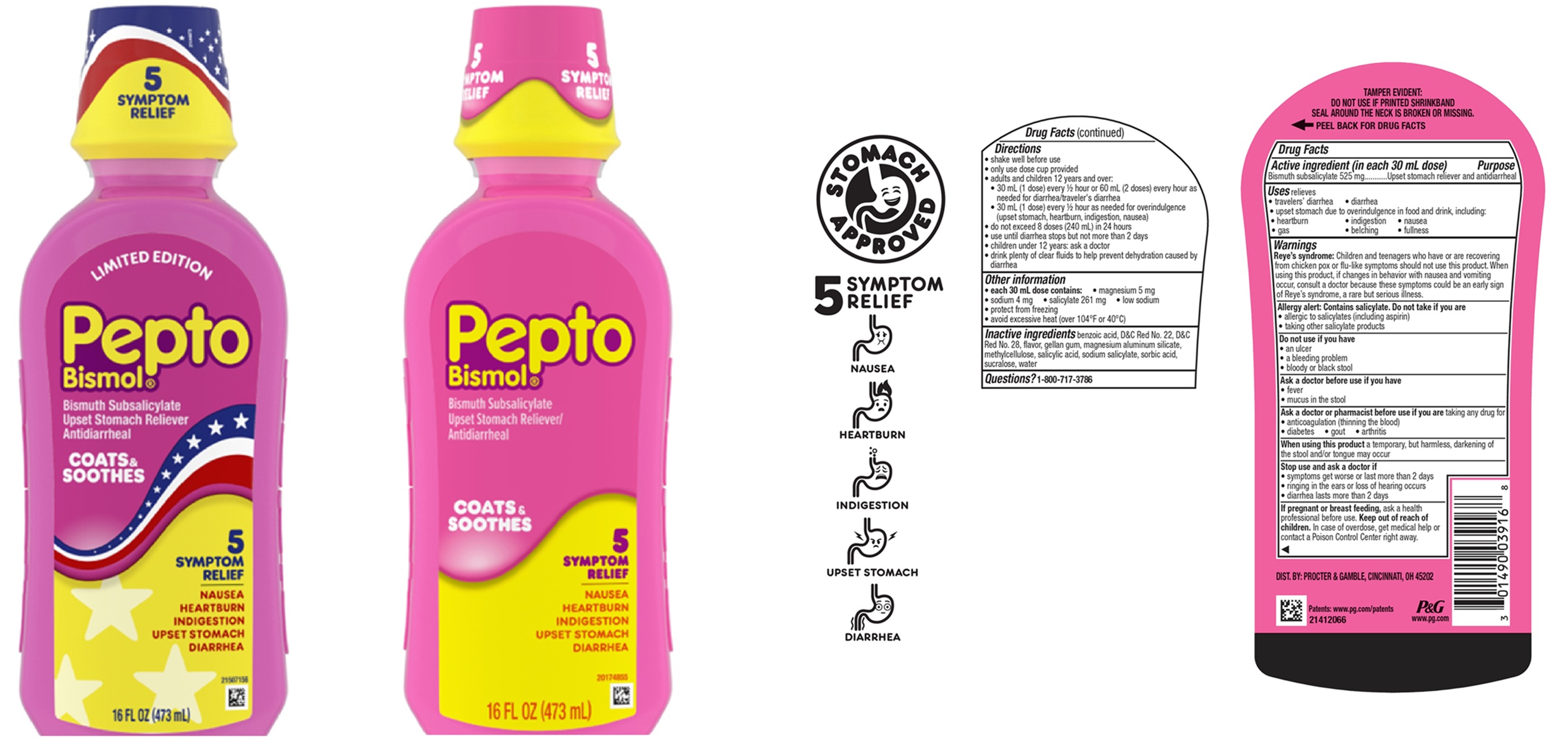 PEPTO-BISMOL 17.6 MG SUSPENSION - DIN 02097079