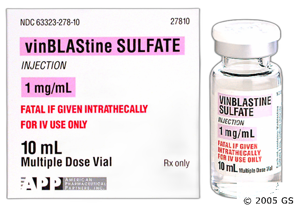 VINBLASTINE SULFATE INJECTION 1 MG SOLUTION - DIN 02183056