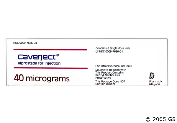 CAVERJECT STERILE POWDER 20 MCG LIQUID ; KIT ; POWDER FOR SOLUTION - DIN 02215756
