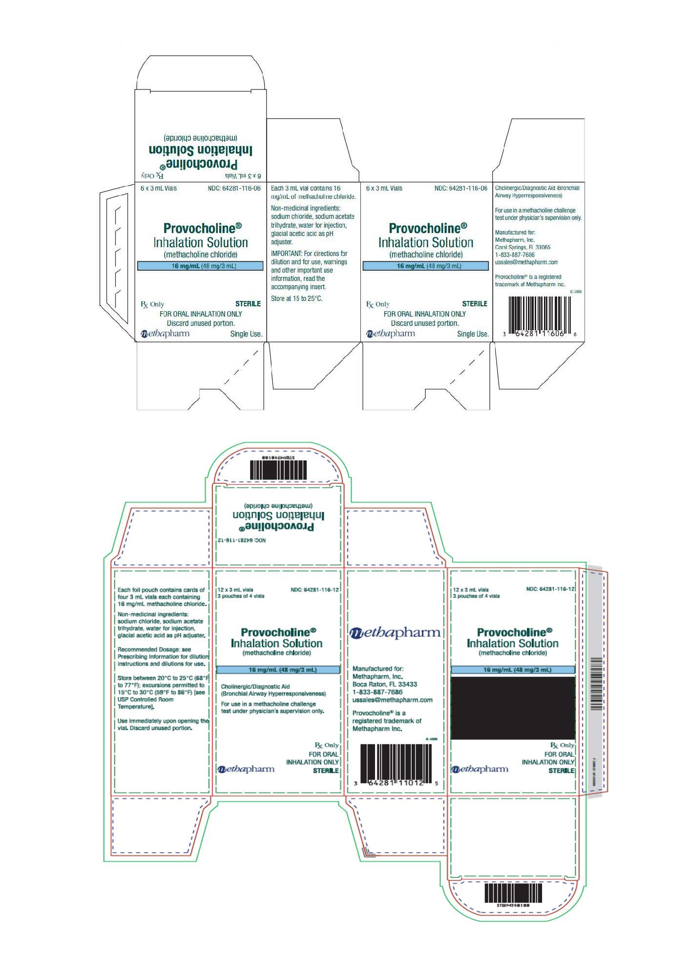 PROVOCHOLINE 100 MG POWDER FOR SOLUTION - DIN 02239656