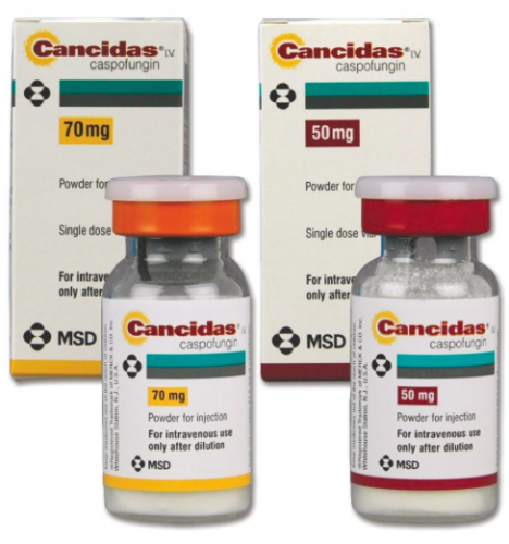 CANCIDAS 70 MG POWDER FOR SOLUTION - DIN 02244266