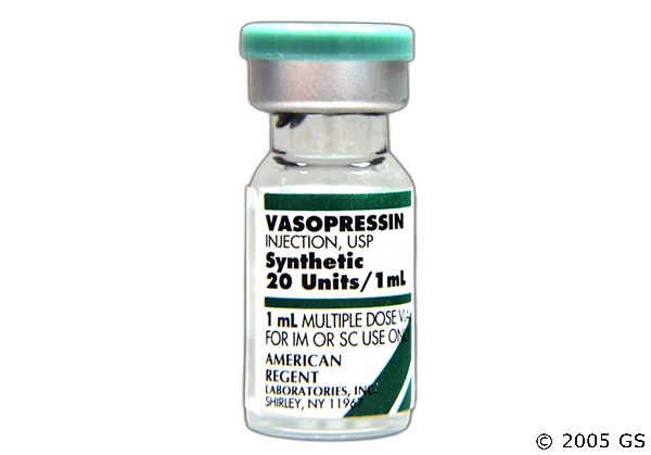 VASOPRESSIN INJECTION USP 20 UNIT SOLUTION - DIN 02247938
