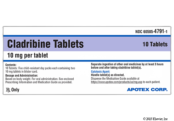 CLADRIBINE INJECTION 1 MG SOLUTION - DIN 02319918