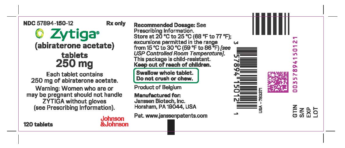 ZYTIGA 250 MG TABLET - DIN 02371065