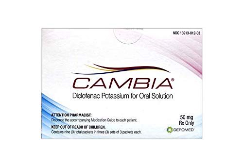 CAMBIA 50 MG POWDER FOR SOLUTION - DIN 02381680