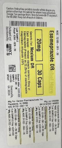 ESOMEPRAZOLE DR 40 MG CAPSULE (DELAYED RELEASE) - DIN 02384337