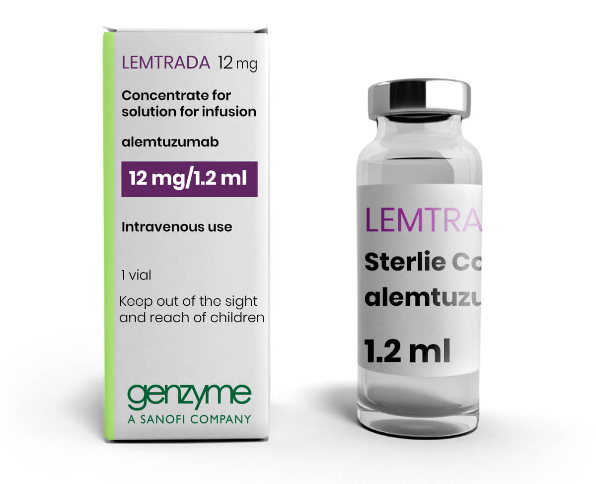 LEMTRADA 12 MG / 1.2 ML SOLUTION - DIN 02418320