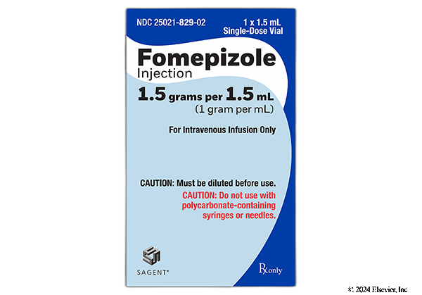 FOMEPIZOLE FOR INJECTION 1 G SOLUTION - DIN 02435667