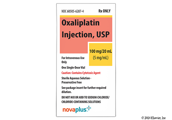 OXALIPLATIN INJECTION, USP 5 MG SOLUTION - DIN 02458403
