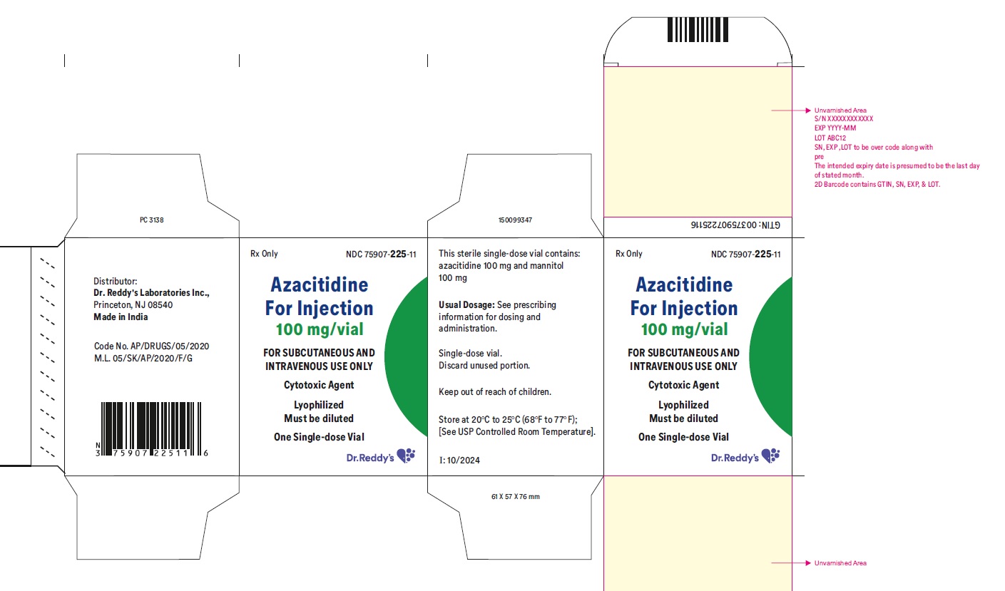 AZACITIDINE FOR INJECTION 100 MG POWDER FOR SUSPENSION - DIN 02462826