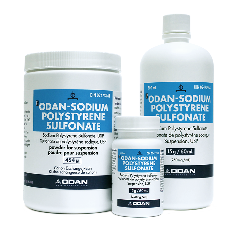 ODAN-SODIUM POLYSTYRENE SULFONATE 1 G POWDER FOR SUSPENSION - DIN 02473941