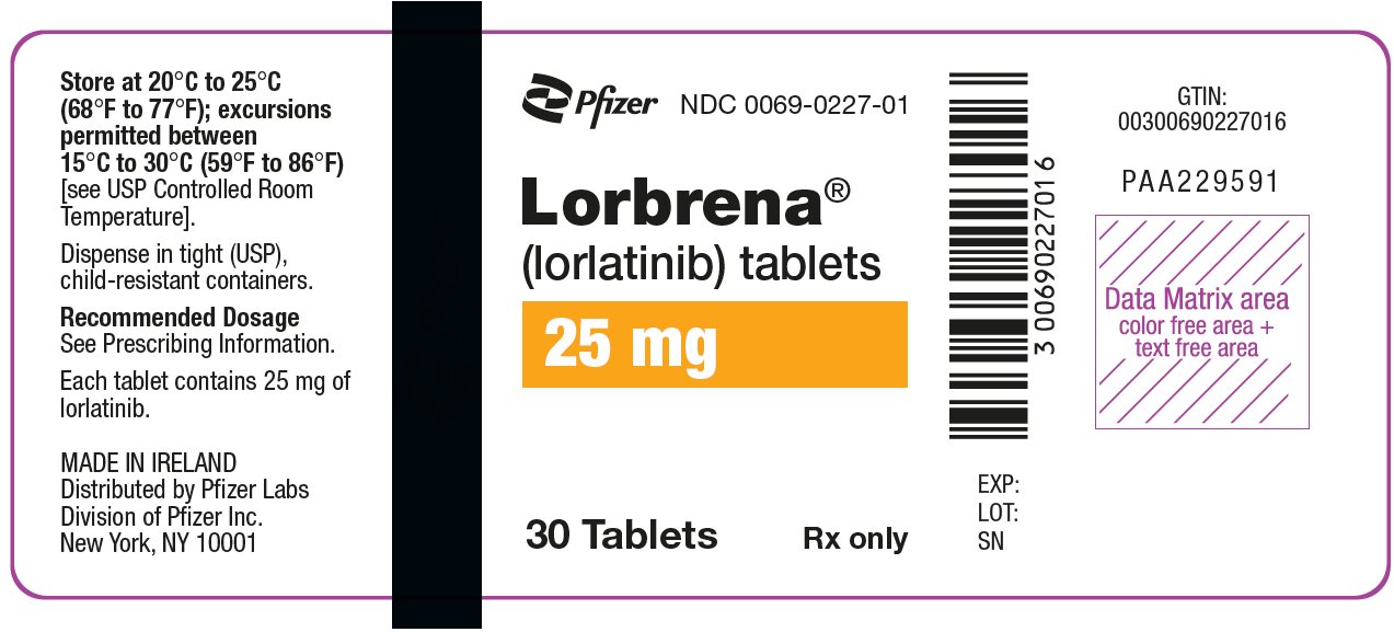 LORBRENA 25 MG TABLET - DIN 02485966