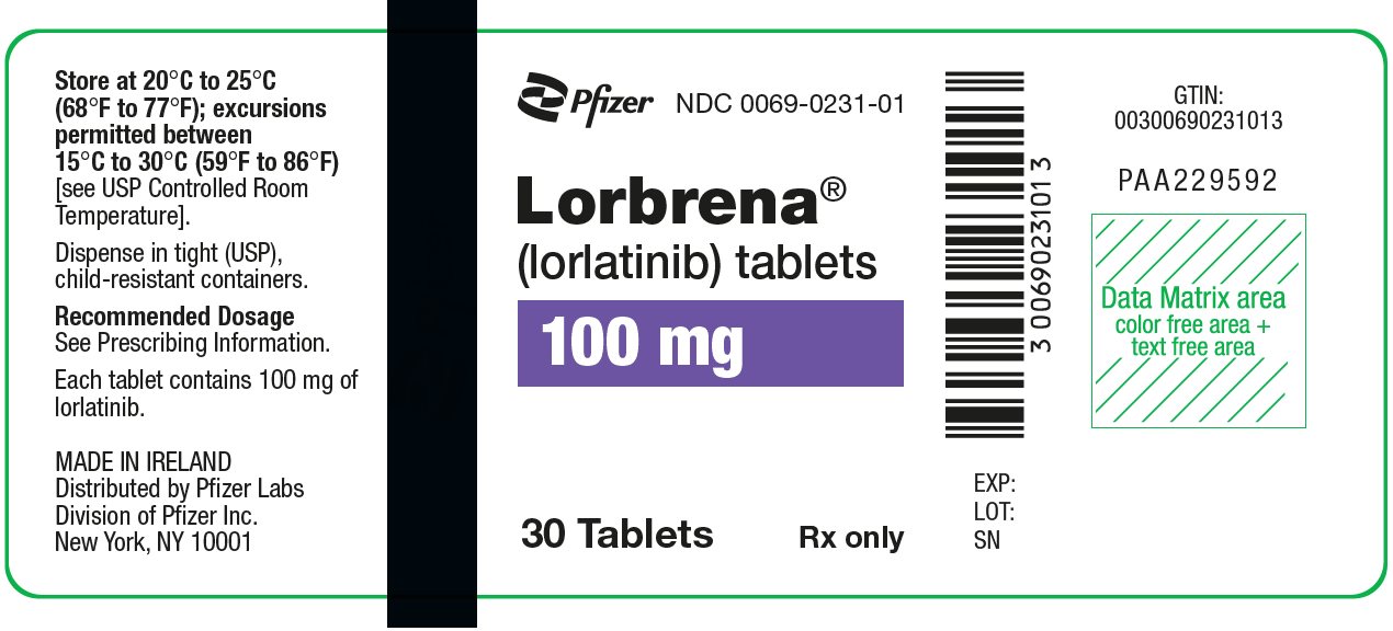 LORBRENA 100 MG TABLET - DIN 02485974