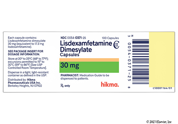 VYVANSE 30 MG TABLET (CHEWABLE) - DIN 02490242