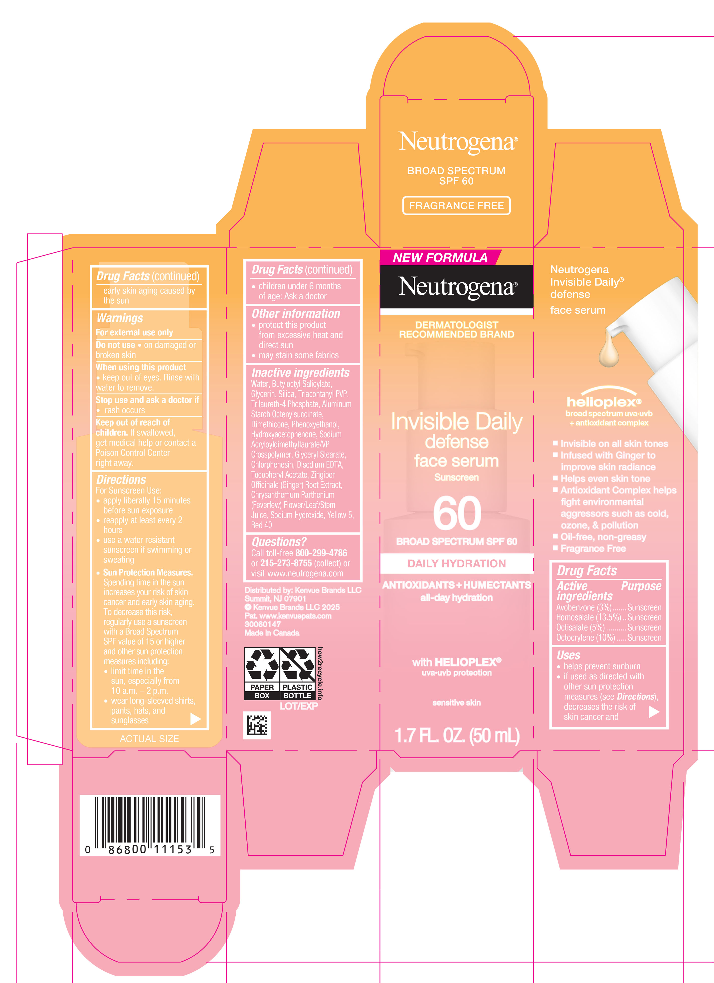INVISIBLE DAILY DEFENSE SUNSCREEN 5 % LOTION - DIN 02529378