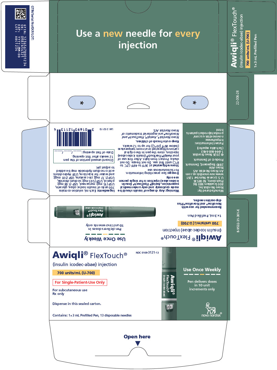 AWIQLI 2100 UNIT / 3 ML SOLUTION - DIN 02546221
