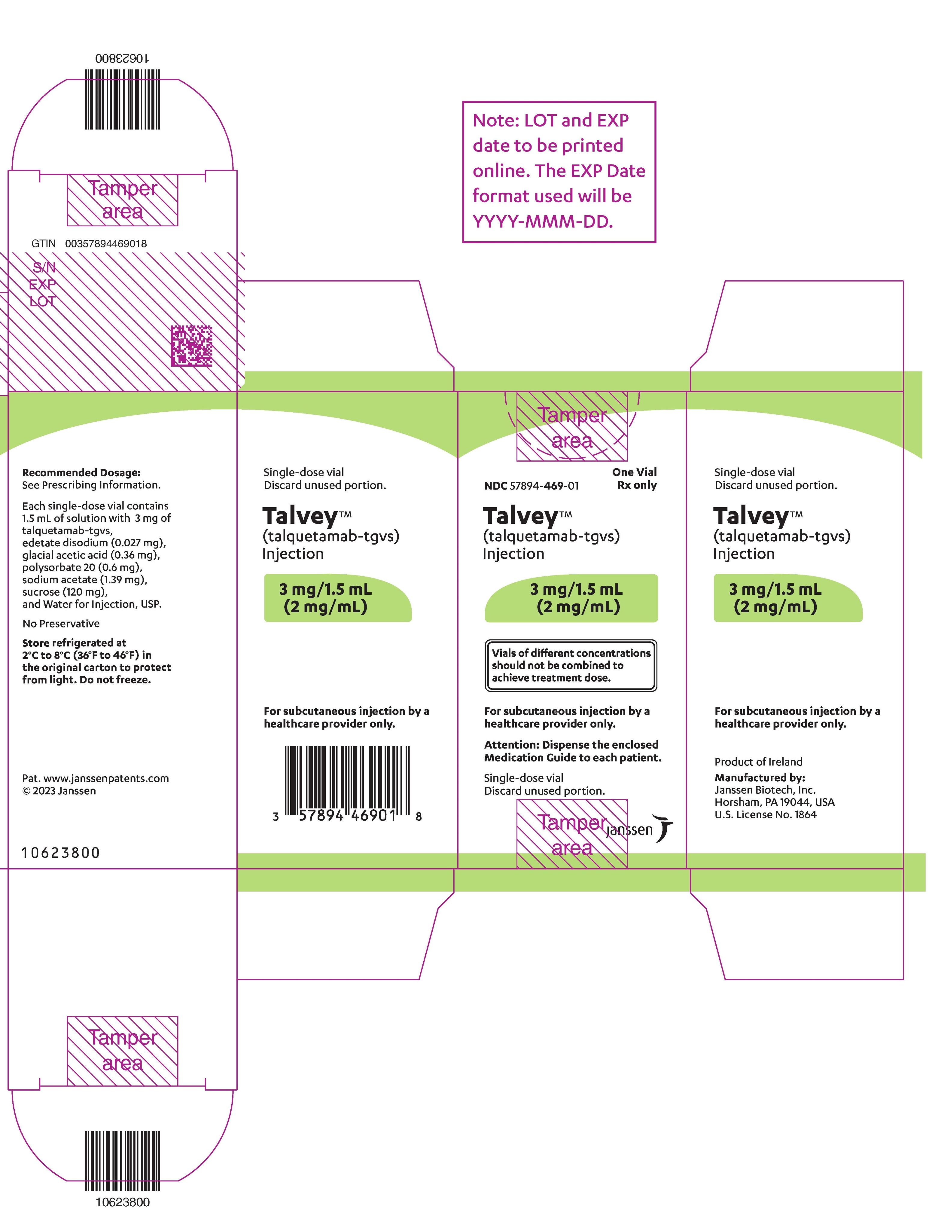TALVEY 40 MG SOLUTION - DIN 02547406