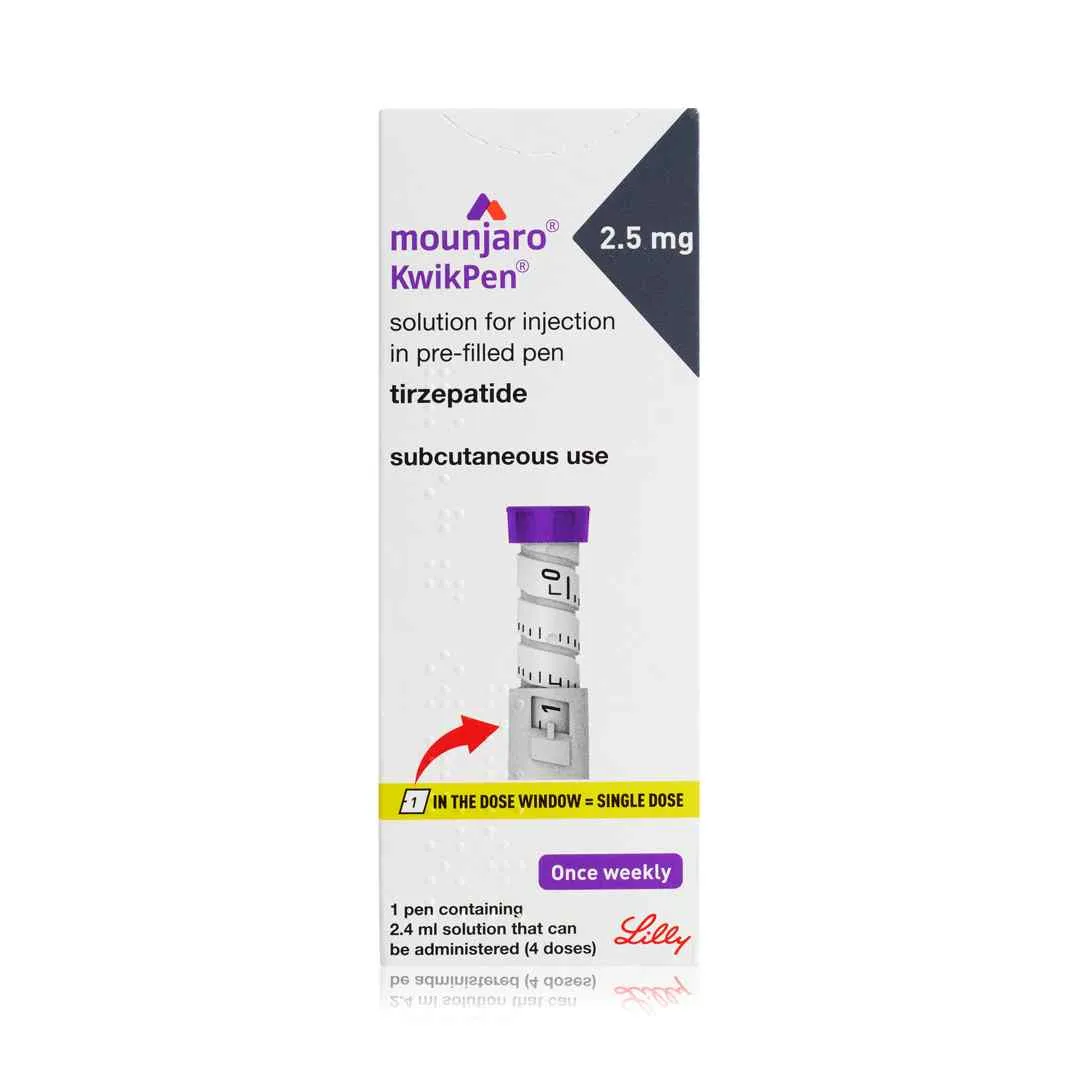 MOUNJARO KWIKPEN 2.5 MG / 0.6 ML SOLUTION - DIN 02551950
