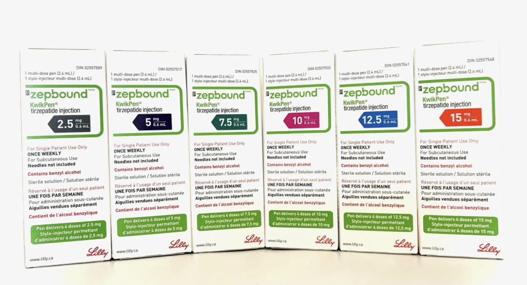 ZEPBOUND KWIKPEN 12.5 MG / 0.6 ML SOLUTION - DIN 02557541