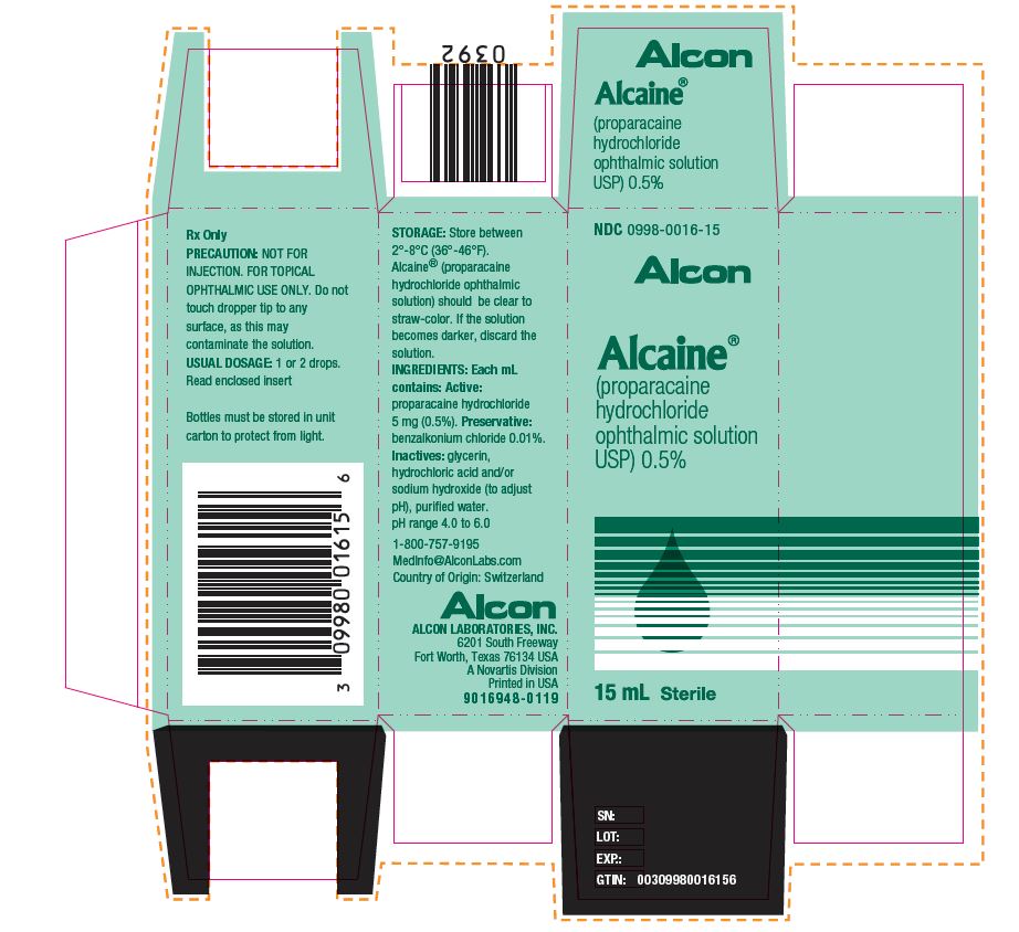 ALCAINE 0.5 % DROPS - DIN 00035076