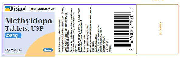 METHYLDOPA 500 MG TABLET - DIN 00426830